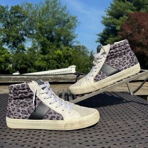 Vintage Havana Daniella Grey Cheetah High Tops